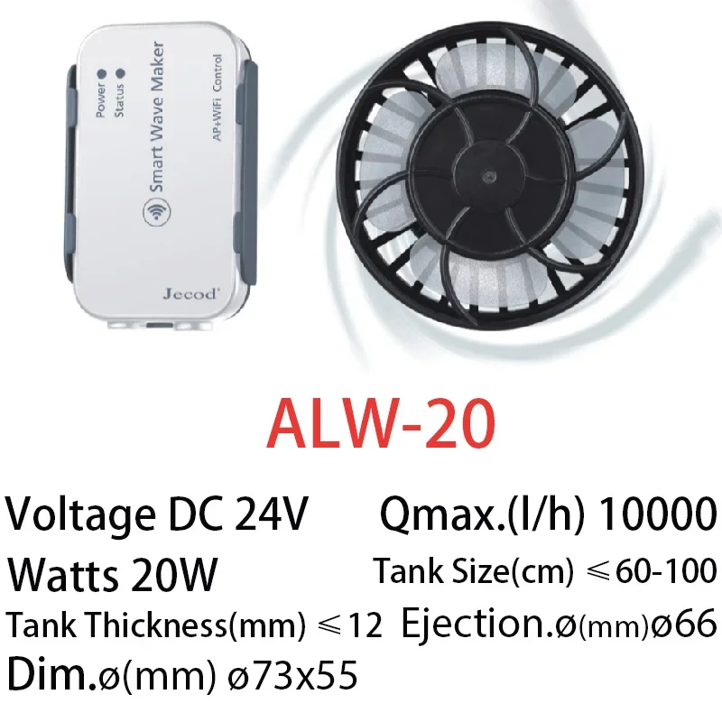 Jebao Jecod Yeni ALW Serisi WI - Powerhead Wave Maker incelemesi ve fiyatı