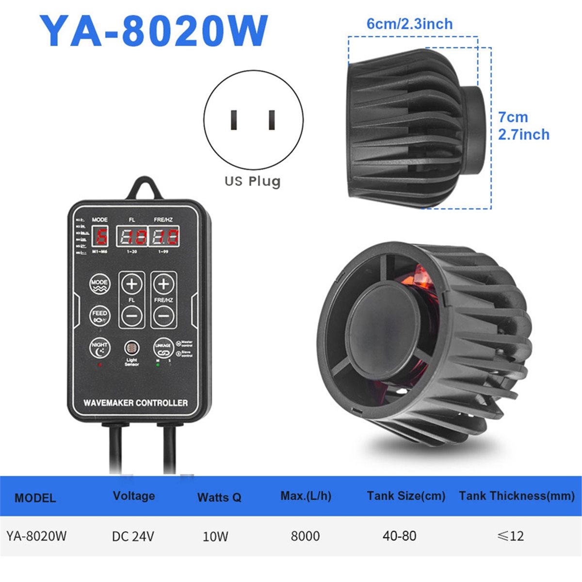 YENI Balık Manyetik Akvaryum D - Powerhead Wave Maker incelemesi ve fiyatı