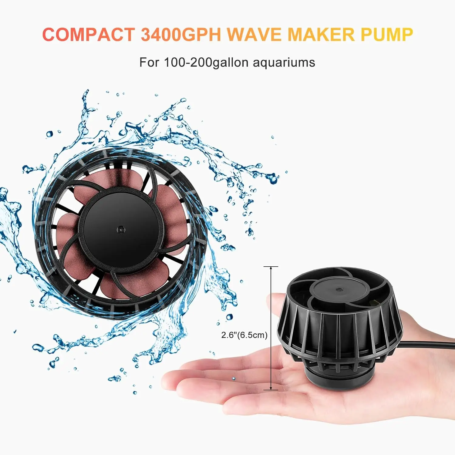 3400GPH Akvaryum Dalga Üretici - Powerhead Wave Maker incelemesi ve fiyatı